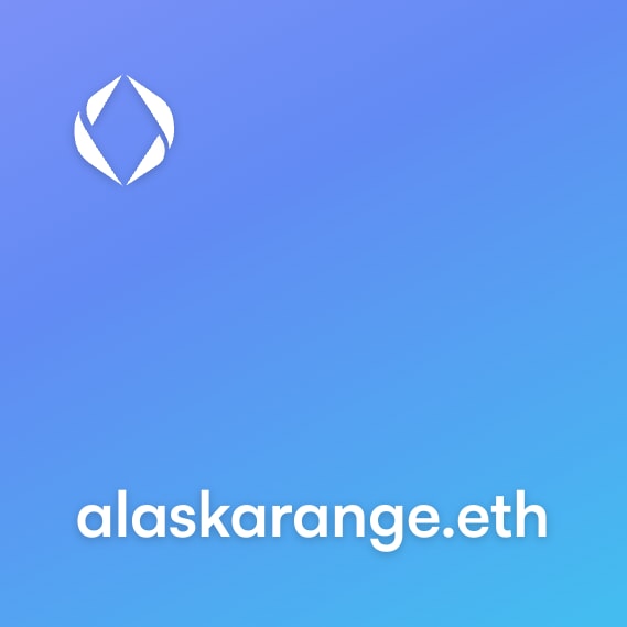 NFT called alaskarange.eth