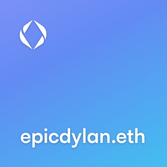 NFT called epicdylan.eth