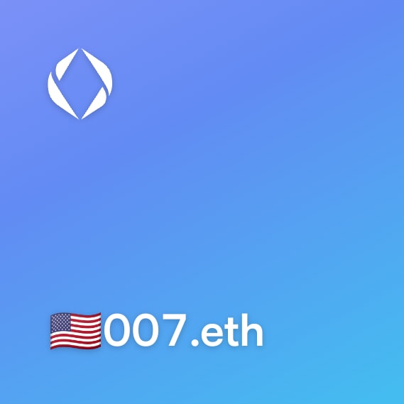 NFT called 🇺🇲007.eth