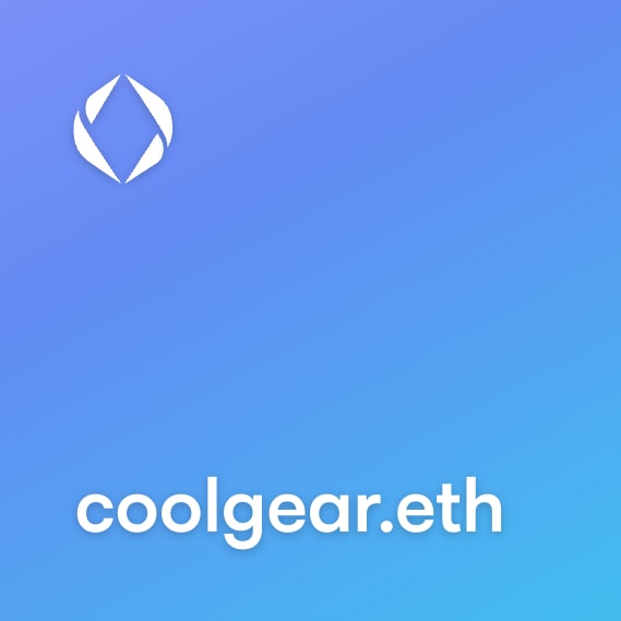 NFT called coolgear.eth