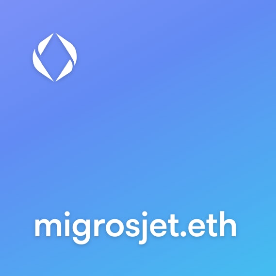 NFT called migrosjet.eth