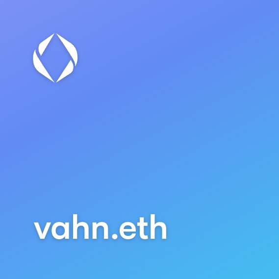 NFT called vahn.eth