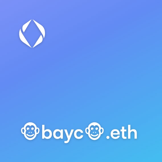 NFT called 🐵bayc🐵.eth