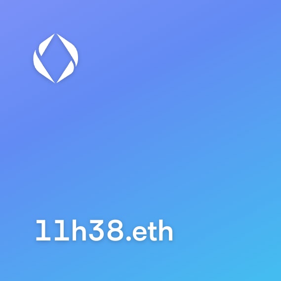 NFT called 11h38.eth