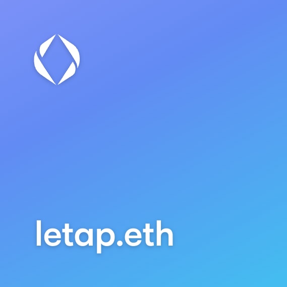 NFT called letap.eth