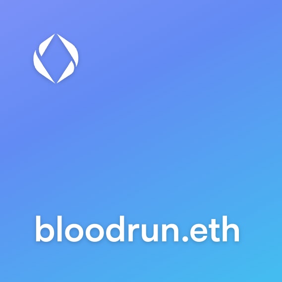 NFT called bloodrun.eth