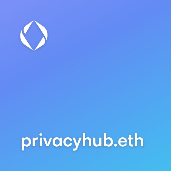 NFT called privacyhub.eth