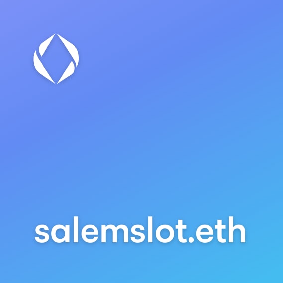 NFT called salemslot.eth