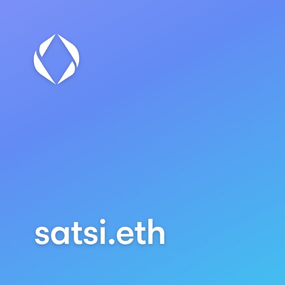 NFT called satsi.eth