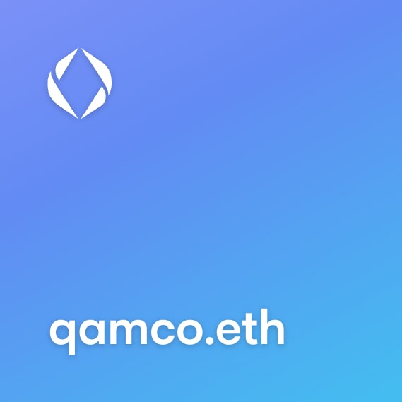 NFT called qamco.eth