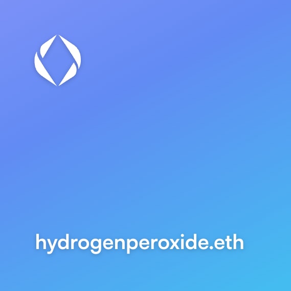NFT called hydrogenperoxide.eth