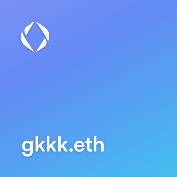 NFT called gkkk.eth