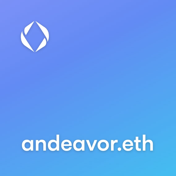 NFT called andeavor.eth