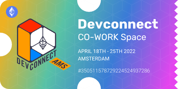 NFT called Devconnect2022 Co-work Ticket