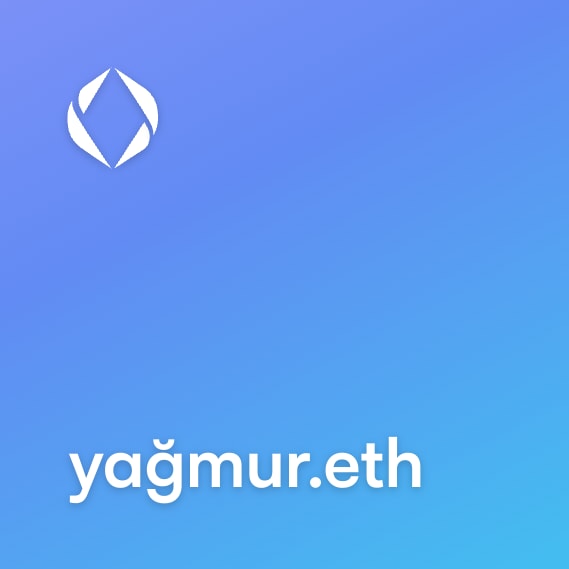 NFT called yağmur.eth