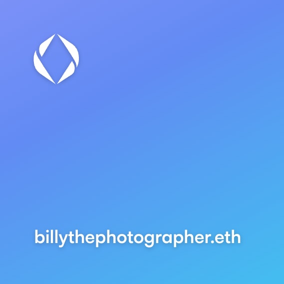 NFT called billythephotographer.eth