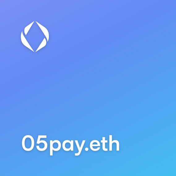 NFT called 05pay.eth