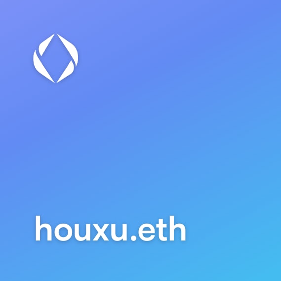 NFT called houxu.eth