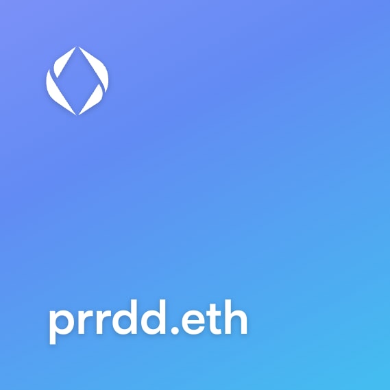 NFT called prrdd.eth