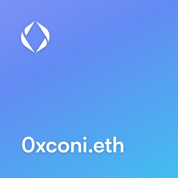 NFT called 0xconi.eth