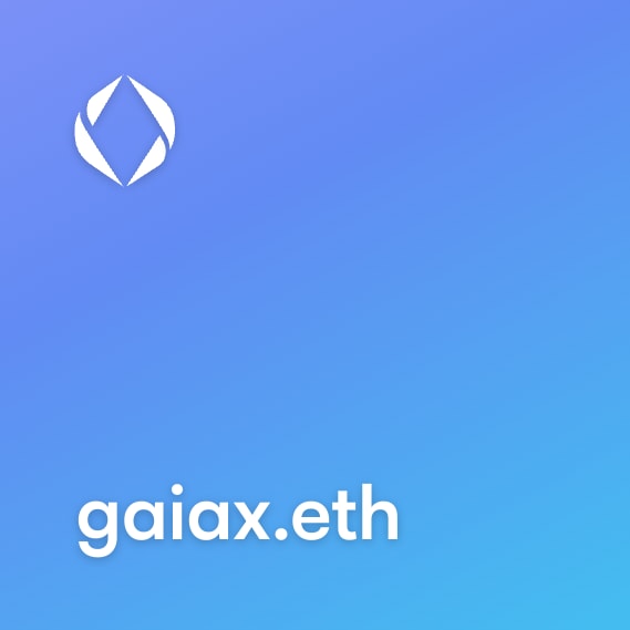 NFT called gaiax.eth