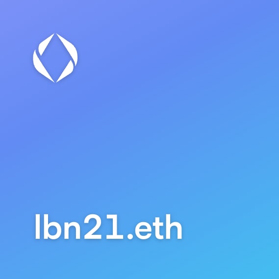NFT called lbn21.eth