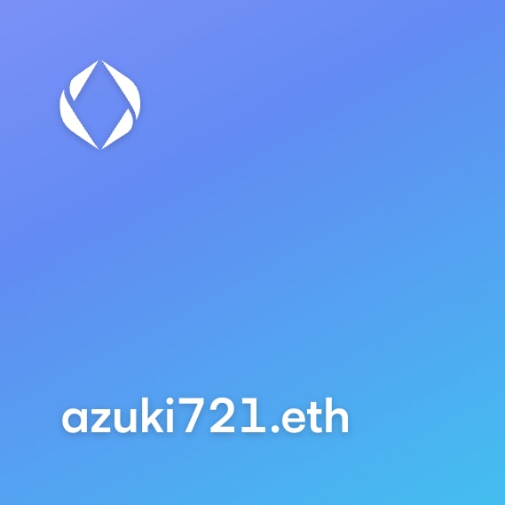 NFT called azuki721.eth