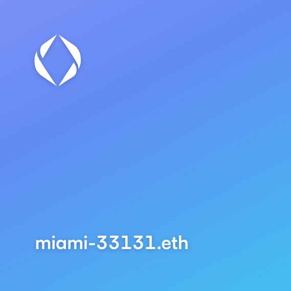 NFT called miami-33131.eth