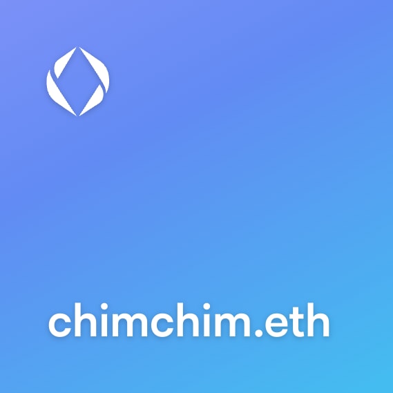 NFT called chimchim.eth