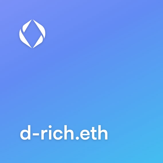 NFT called d-rich.eth