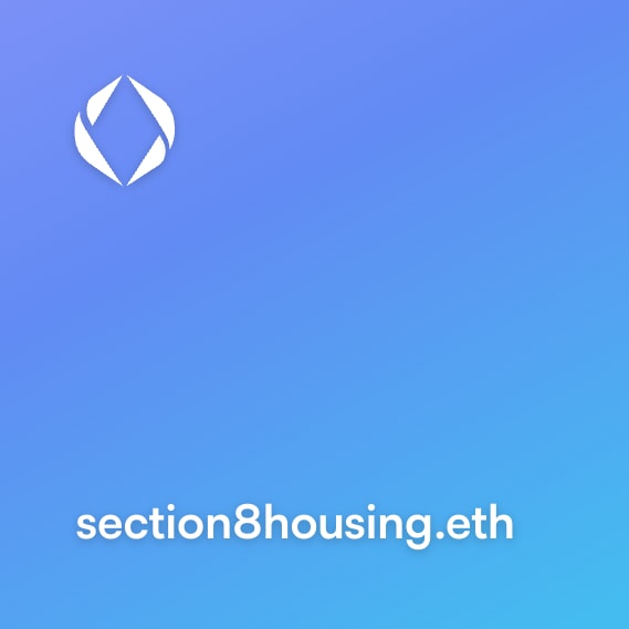 NFT called section8housing.eth
