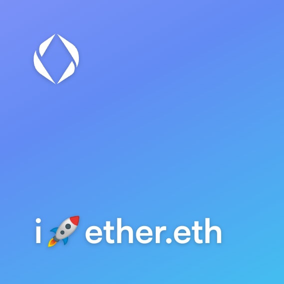 NFT called i🚀ether.eth