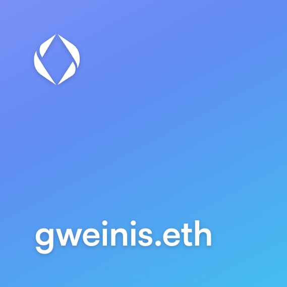 NFT called gweinis.eth