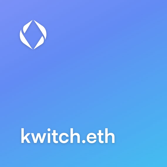 NFT called kwitch.eth