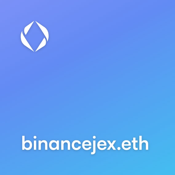 NFT called binancejex.eth