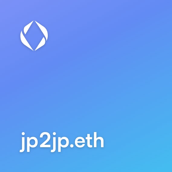 NFT called jp2jp.eth