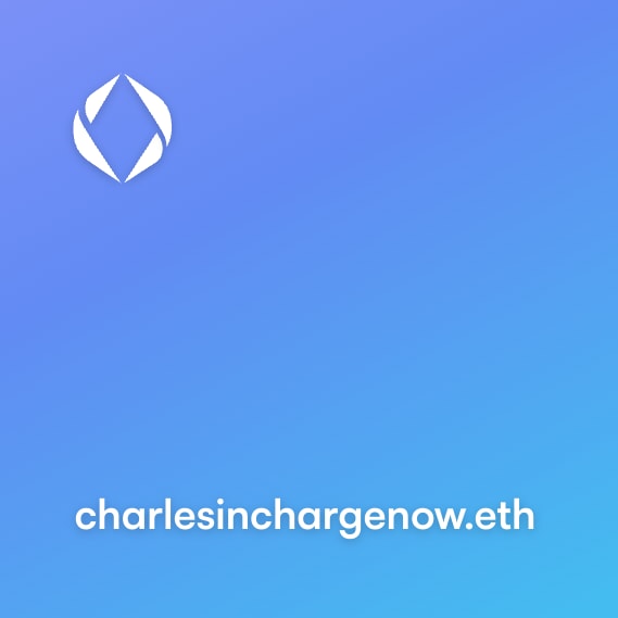 NFT called charlesinchargenow.eth