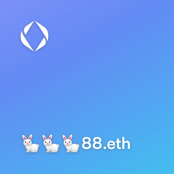 NFT called 🐇🐇🐇88.eth