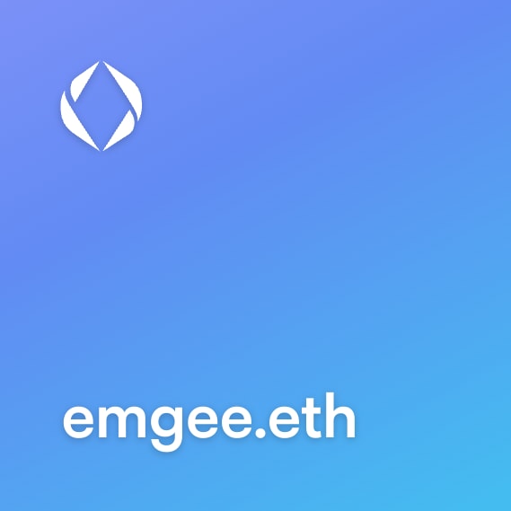 NFT called emgee.eth