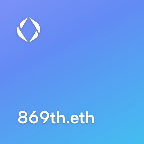 NFT called 869th.eth