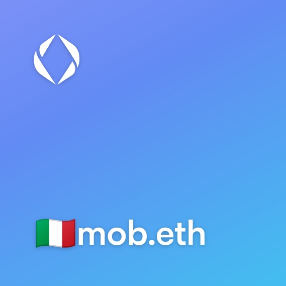 NFT called 🇮🇹mob.eth