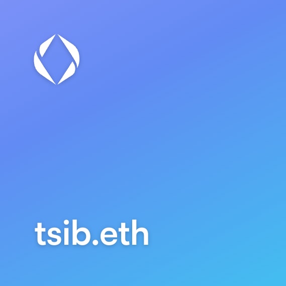 NFT called tsib.eth