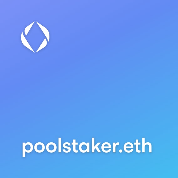 NFT called poolstaker.eth