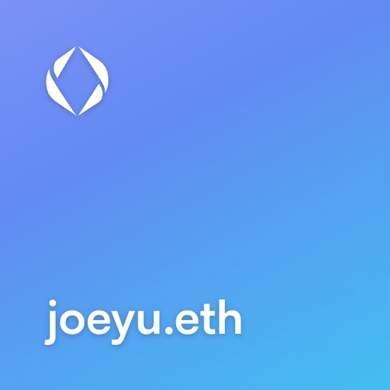 NFT called joeyu.eth