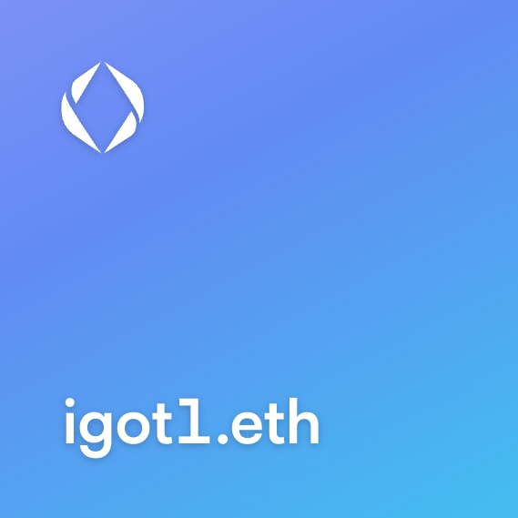 NFT called igot1.eth