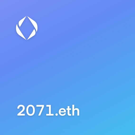 NFT called 2071.eth