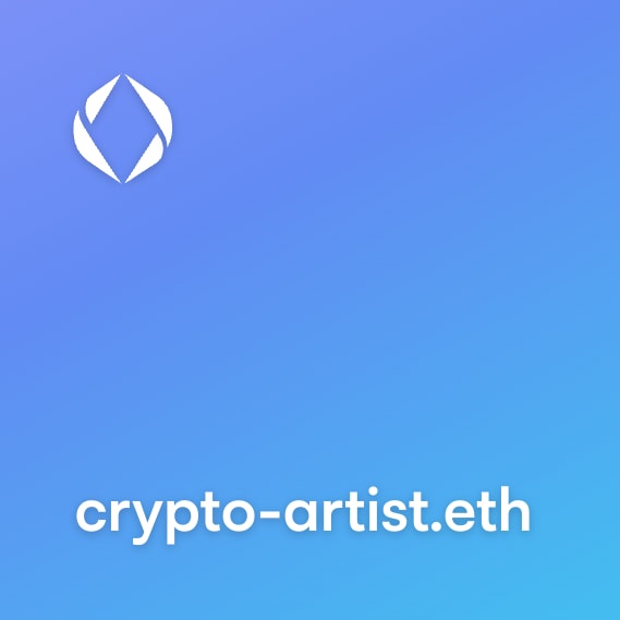 NFT called crypto-artist.eth