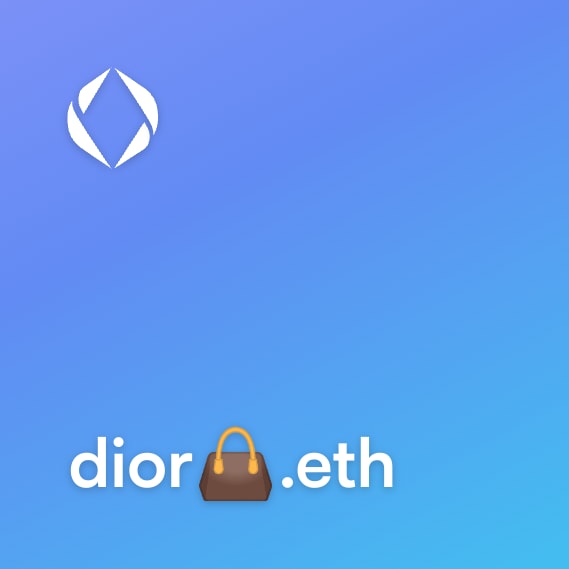 NFT called dior👜.eth