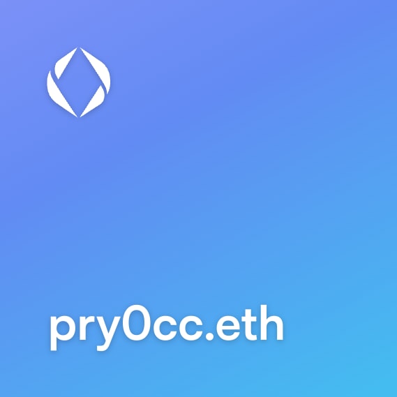 NFT called pry0cc.eth