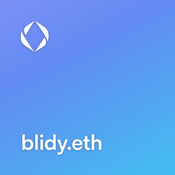 NFT called blidy.eth